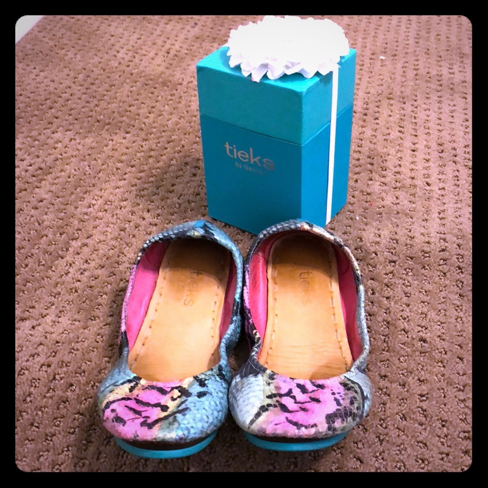 Electric Snake Tieks Size 7